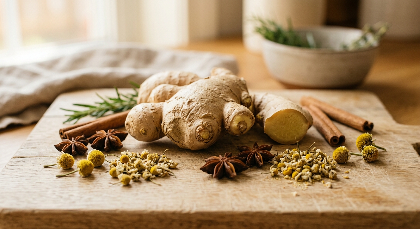 Ginger and digestive comfort