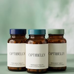 OptiBelly Gut Reset Duo supplement bottle